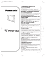 Panasonic TYWK42PV2W Bedienungsanleitung