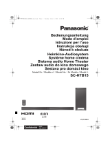 Panasonic SCHTB15EG Bedienungsanleitung