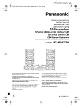 Panasonic SCMAX7000E Bedienungsanleitung
