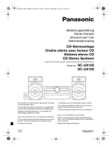 Panasonic SCUX100E Bedienungsanleitung