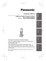 Panasonic KXTGFA30EX Bedienungsanleitung