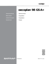 Satrap OECOPLAN 98 GS A+ Benutzerhandbuch