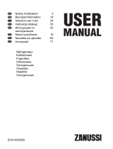 Zanussi ZUA14020SA Benutzerhandbuch