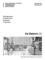 De Dietrich DRS922JE Benutzerhandbuch