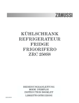 Zanussi ZRC250S8 Benutzerhandbuch