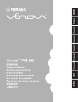 Yamaha Venova Benutzerhandbuch