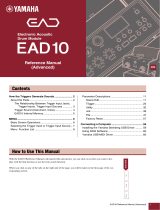 Yamaha EAD10 Acoustic Drum Module Mic Trigger Bedienungsanleitung