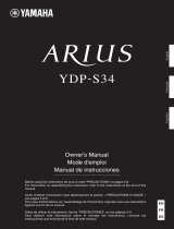 Yamaha Arius YDP-S34 Bedienungsanleitung
