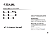 Yamaha V5 Benutzerhandbuch