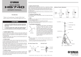 Yamaha HS740 Benutzerhandbuch