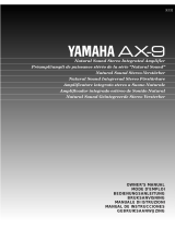 Yamaha AX-9 Benutzerhandbuch