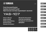 Yamaha YAS-107 Black Benutzerhandbuch