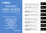 Yamaha YSP-2700 Referenzhandbuch