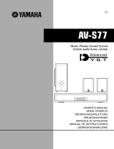 Yamaha AV-S77 Bedienungsanleitung