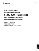 Yamaha XDA-AMP5400RKBL Bedienungsanleitung