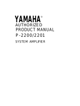 Yamaha P-2200 Benutzerhandbuch