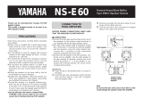 Yamaha NS-E60 Benutzerhandbuch