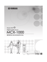 Yamaha MCX-1000 Bedienungsanleitung