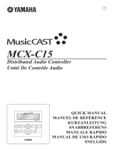 Yamaha MCX-C15 - MusicCAST Network Audio Player Benutzerhandbuch