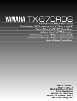 Yamaha TX-670RDS Benutzerhandbuch