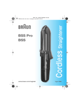 Braun 3588 BSS Pro BSS Cordless Straightener Benutzerhandbuch