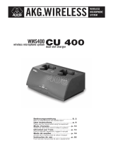 AKG Acoustics Stereo Amplifier CU 400 Benutzerhandbuch