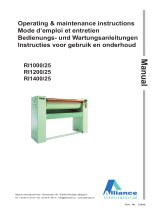Alliance Laundry Systems RI1400/25 Benutzerhandbuch