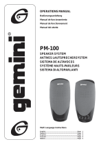 Gemini Portable Speaker PM-100 Benutzerhandbuch