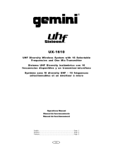 Gemini Wireless Office Headset UX-1610 Benutzerhandbuch