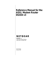 Netgear Modem DG834 V3 Benutzerhandbuch