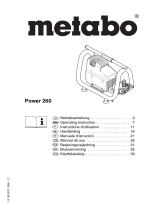 Metabo Power 260 Benutzerhandbuch
