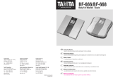 Tanita Scale BF-668 Benutzerhandbuch