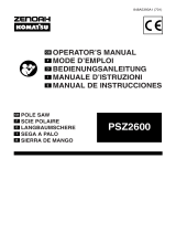 Zenoah PSZ2600 Benutzerhandbuch