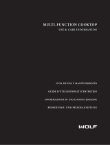 Wolf Multi-Function Cooktop Benutzerhandbuch