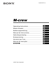 Sony M-crew MDS-PC3 Bedienungsanleitung