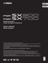 Yamaha PSR-SX900 Bedienungsanleitung