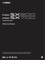 Yamaha PSR-SX700 Digital Workstation Benutzerhandbuch