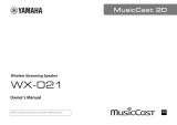 Yamaha Audio WX-021-BL Benutzerhandbuch