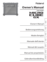 Roland Micro Cube GX BK Bedienungsanleitung