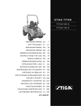 Stiga Titan 740D Bedienungsanleitung