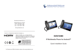 Grandstream Networks GXV3380 Quick Installation Guide