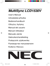NEC MultiSync® LCD1530V Bedienungsanleitung