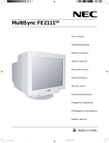 NEC MultiSync® FE2111SB Benutzerhandbuch