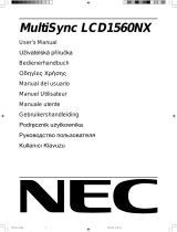 NEC MultiSync® LCD1560NX Benutzerhandbuch