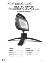 Schumacher Electric SL175RU 360˚ SMD LED Portable Rechargeable Work Light Bedienungsanleitung