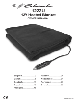Schumacher Electric 1222 12V Heated Blanket Bedienungsanleitung