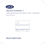 LaCie 2big Dock Thunderbolt™  3 Installationsanleitung