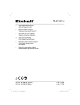 EINHELL TE-CI 18/1 Li-Solo Benutzerhandbuch