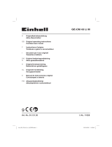 EINHELL GE-CM 43 Li M Kit (2x4,0Ah) Bedienungsanleitung