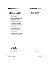 EINHELL GE-CL 18 Li-Solo Benutzerhandbuch